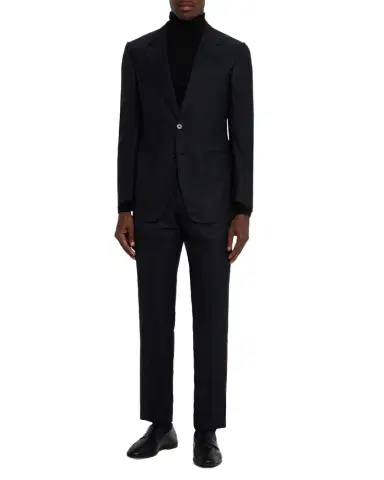 ZEGNA Men's Centoventimila Wool Tonal Stripe Suit | Thumbnail 1 ZEGNA Men's Centoventimila Wool Tonal Stripe Suit | Thumbnail 1