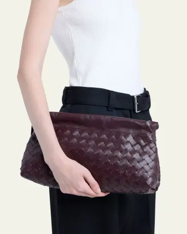 Bottega Veneta Dustbag Notte Leather Shoulder Bag | Thumbnail 2 Bottega Veneta Dustbag Notte Leather Shoulder Bag | Thumbnail 2