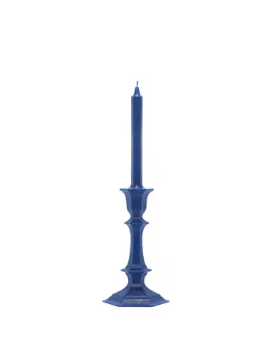 Baccarat Harcourt Candlestick Candle, Blue | Thumbnail 1