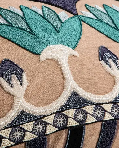 MacKenzie-Childs Lotus Lumbar Pillow | Thumbnail 3