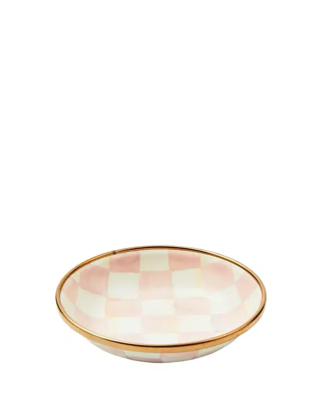 MacKenzie-Childs Rosy Check Dipping Bowl