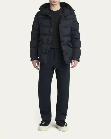 Moncler Men's Bretagne Short Parka | Thumbnail 2 Moncler Men's Bretagne Short Parka | Thumbnail 2