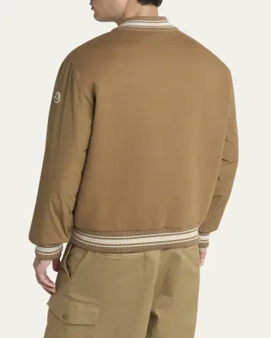 Moncler Men's Vennes Padded Bomber Jacket | Thumbnail 3 Moncler Men's Vennes Padded Bomber Jacket | Thumbnail 3