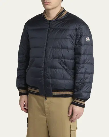 Moncler Men's Vennes Padded Bomber Jacket | Thumbnail 4 Moncler Men's Vennes Padded Bomber Jacket | Thumbnail 4