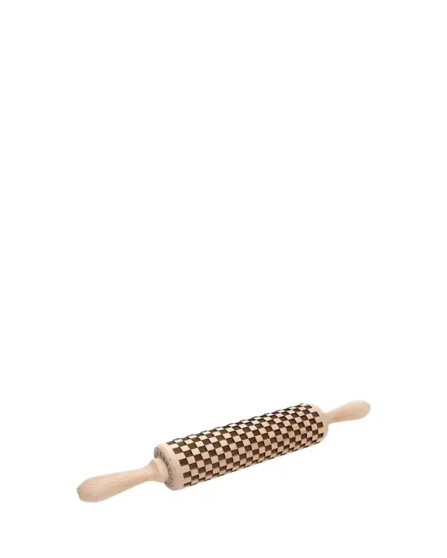 MacKenzie-Childs 14.75" Check Rolling Pin