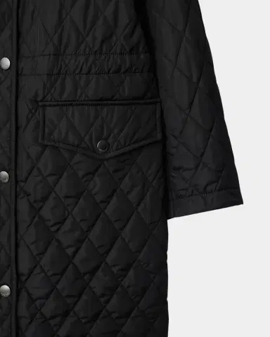 Burberry Hillgate Quilted Long Hooded Jacket | Thumbnail 4 Burberry Hillgate Quilted Long Hooded Jacket | Thumbnail 4