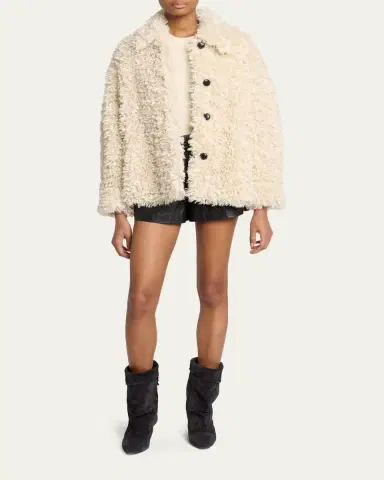 Etoile Isabel Marant Tarvey Faux-Fur Shirt Jacket | Thumbnail 2 Etoile Isabel Marant Tarvey Faux-Fur Shirt Jacket | Thumbnail 2