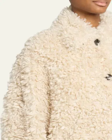 Etoile Isabel Marant Tarvey Faux-Fur Shirt Jacket | Thumbnail 5 Etoile Isabel Marant Tarvey Faux-Fur Shirt Jacket | Thumbnail 5