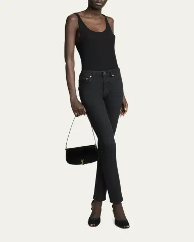 Saint Laurent Mini YSL Shoulder Bag in Patent Leather | Thumbnail 11 Saint Laurent Mini YSL Shoulder Bag in Patent Leather | Thumbnail 11