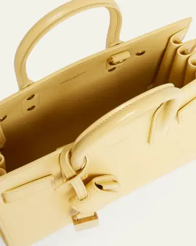 Saint Laurent Sac De Jour Nano Top-Handle Bag in Smooth Leather | Thumbnail 7