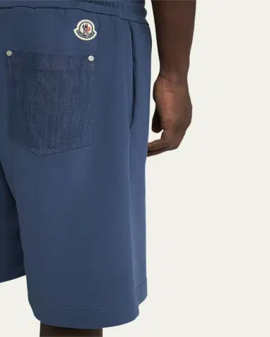 Moncler Men's Fleece Drawstring Shorts | Thumbnail 5 Moncler Men's Fleece Drawstring Shorts | Thumbnail 5