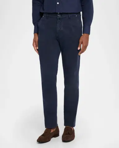 Kiton Men's Straight Fit Flat-Front Pants | Thumbnail 3 Kiton Men's Straight Fit Flat-Front Pants | Thumbnail 3