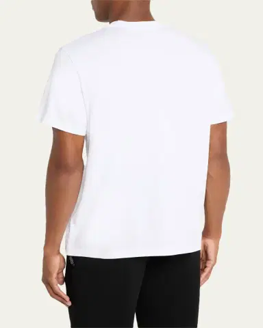 Moncler Men's Mountain Logo Cotton T-Shirt | Thumbnail 7