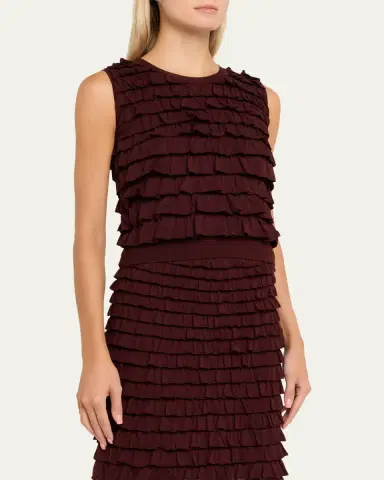 Ulla Johnson Lula Ruffle Tank Top | Thumbnail 4