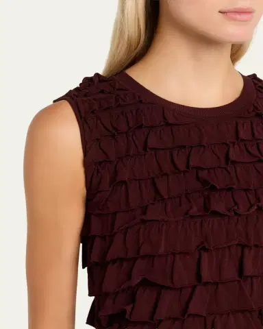 Ulla Johnson Lula Ruffle Tank Top | Thumbnail 5