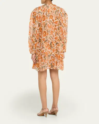 ALIX OF BOHEMIA Juno Topaz Flower Mini Dress | Thumbnail 3 ALIX OF BOHEMIA Juno Topaz Flower Mini Dress | Thumbnail 3