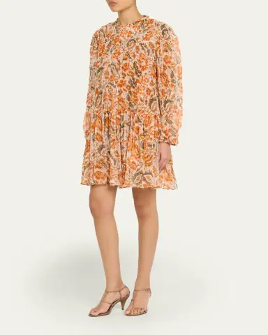 ALIX OF BOHEMIA Juno Topaz Flower Mini Dress | Thumbnail 4 ALIX OF BOHEMIA Juno Topaz Flower Mini Dress | Thumbnail 4