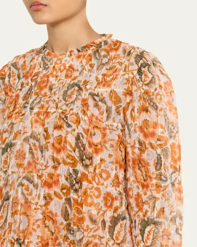 ALIX OF BOHEMIA Juno Topaz Flower Mini Dress | Thumbnail 5 ALIX OF BOHEMIA Juno Topaz Flower Mini Dress | Thumbnail 5