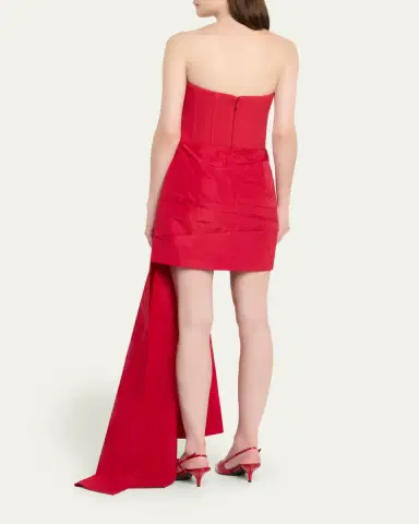 Rebecca Vallance Zarya Strapless Draped Bustier Mini Dress | Thumbnail 3 Rebecca Vallance Zarya Strapless Draped Bustier Mini Dress | Thumbnail 3