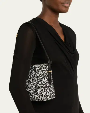 Toteme Bevel Beaded Floral Shoulder Bag | Thumbnail 2 Toteme Bevel Beaded Floral Shoulder Bag | Thumbnail 2