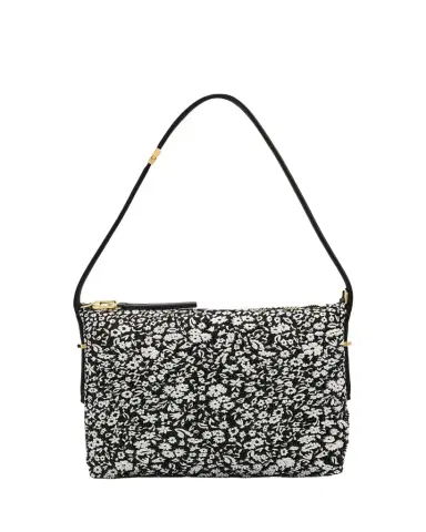 Toteme Bevel Beaded Floral Shoulder Bag | Thumbnail 1 Toteme Bevel Beaded Floral Shoulder Bag | Thumbnail 1