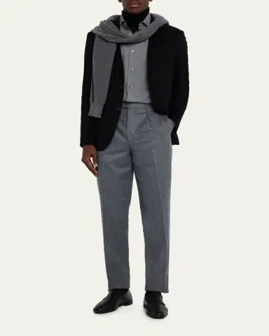 ZEGNA Men's Oasi Cashmere Single-Breasted Blazer | Thumbnail 9