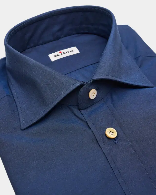Men's Cotton Point-Collar Dress Shirt Men's Cotton Point-Collar Dress Shirt
