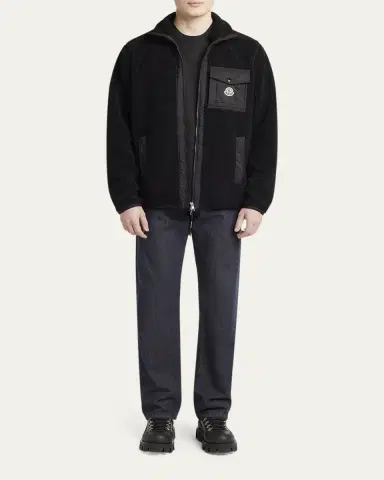 Moncler Men's Check Logo Graphic T-Shirt | Thumbnail 2
