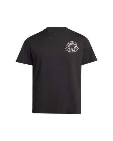 Moncler Men's Check Logo Graphic T-Shirt | Thumbnail 1