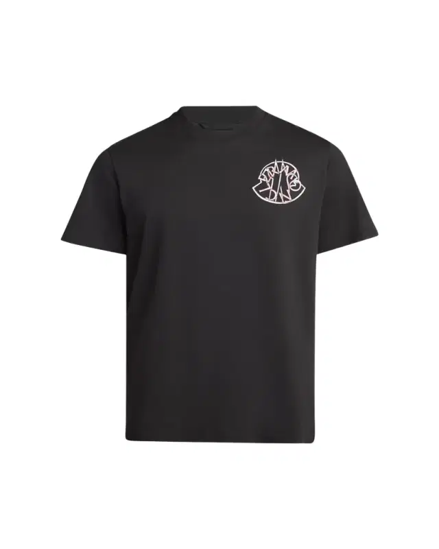 Moncler Men's Check Logo Graphic T-Shirt