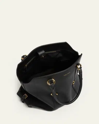 Alexander McQueen Farringdon Ring-Embellished Leather Tote Bag | Thumbnail 4 Alexander McQueen Farringdon Ring-Embellished Leather Tote Bag | Thumbnail 4