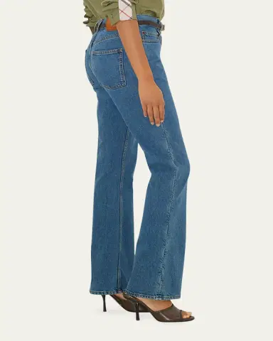Burberry Mid-Rise Bootcut-Leg Jeans | Thumbnail 8 Burberry Mid-Rise Bootcut-Leg Jeans | Thumbnail 8