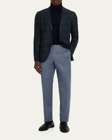 Zegna Men's Winter Crossover Check Single-Breasted Sport Coat | Thumbnail 2