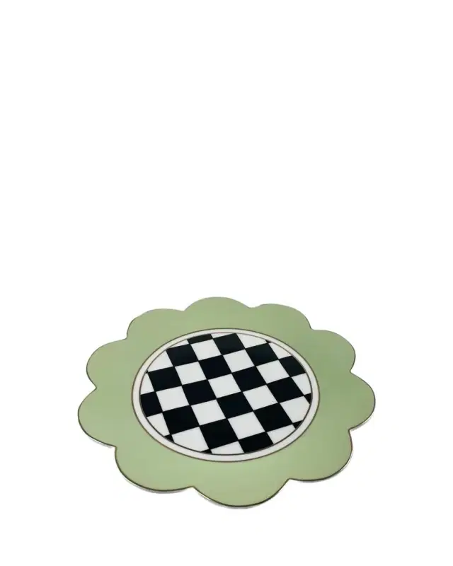 MacKenzie-Childs Butterfly Toile Dinner Plate, Pistachio