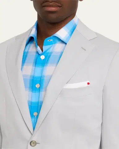Kiton Men's Solid Cashmere Blazer | Thumbnail 5