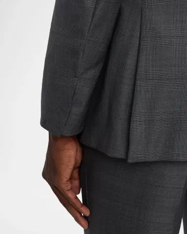 Zegna Men's Tonal Plaid 15milmil15 Wool Suit | Thumbnail 8 Zegna Men's Tonal Plaid 15milmil15 Wool Suit | Thumbnail 8