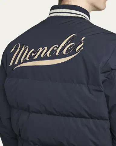 Moncler Men's Lateltin Padded Varsity Bomber Jacket | Thumbnail 5 Moncler Men's Lateltin Padded Varsity Bomber Jacket | Thumbnail 5