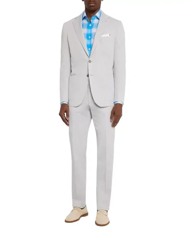Men's Cotton-Cashmere Twill Trousers