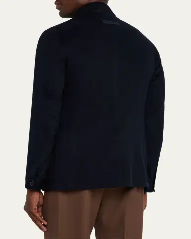 Zegna Men's Cashmere Il Conte Chore Jacket | Thumbnail 8 Zegna Men's Cashmere Il Conte Chore Jacket | Thumbnail 8