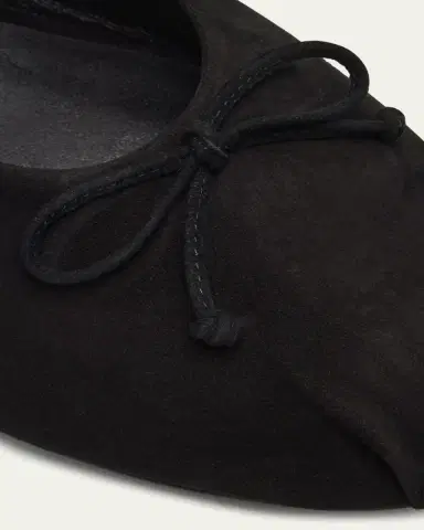 Stuart Weitzman Prima Suede Mary Jane Ballerina Flats | Thumbnail 5 Stuart Weitzman Prima Suede Mary Jane Ballerina Flats | Thumbnail 5