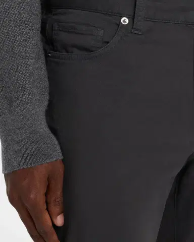 Zegna Men's Stretch Gabardine Slim Five-Pocket Pants | Thumbnail 4