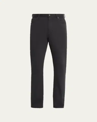 Zegna Men's Stretch Gabardine Slim Five-Pocket Pants | Thumbnail 5
