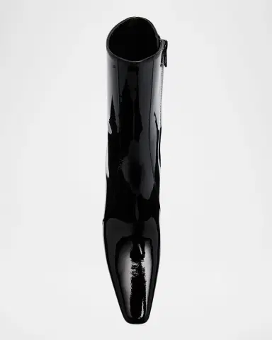 Saint Laurent Rainer Patent Leather Booties | Thumbnail 6