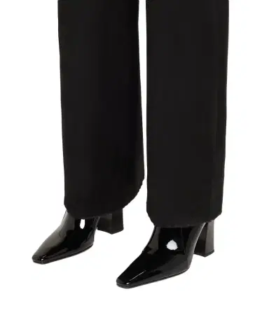 Saint Laurent Rainer Patent Leather Booties | Thumbnail 1