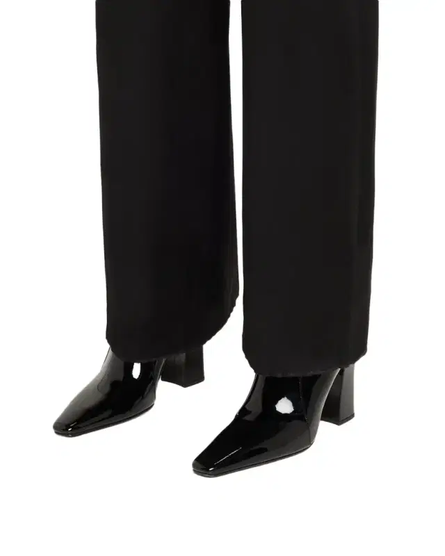 Rainer Patent Leather Booties