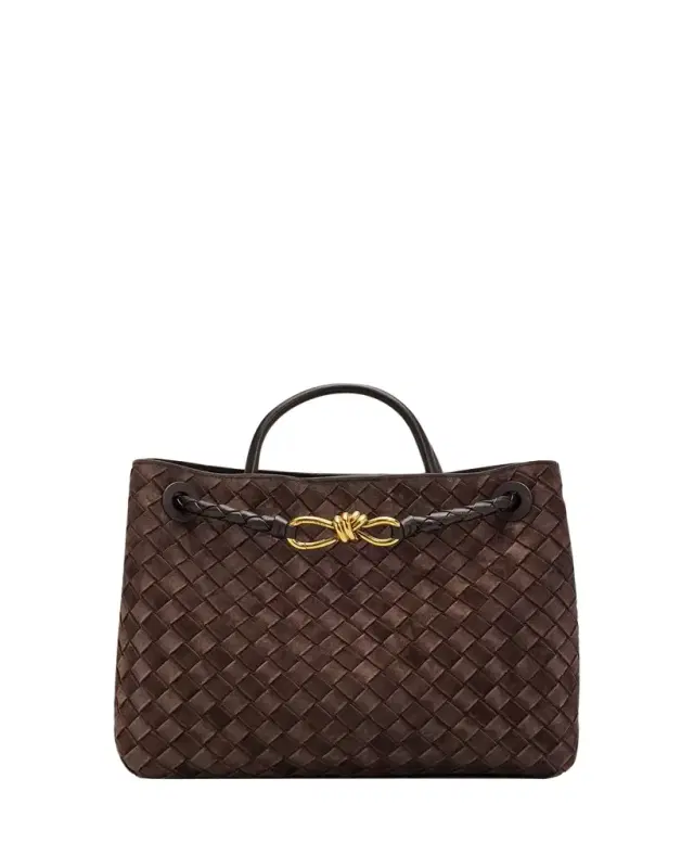 Bottega Veneta Andiamo Medium Top-Handle Bag in Suede