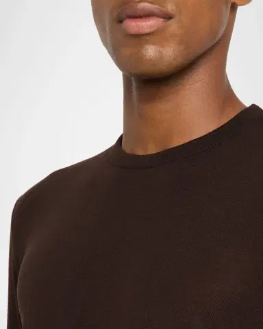 Kiton Men's 14 Micron Wool Crewneck Sweater | Thumbnail 4