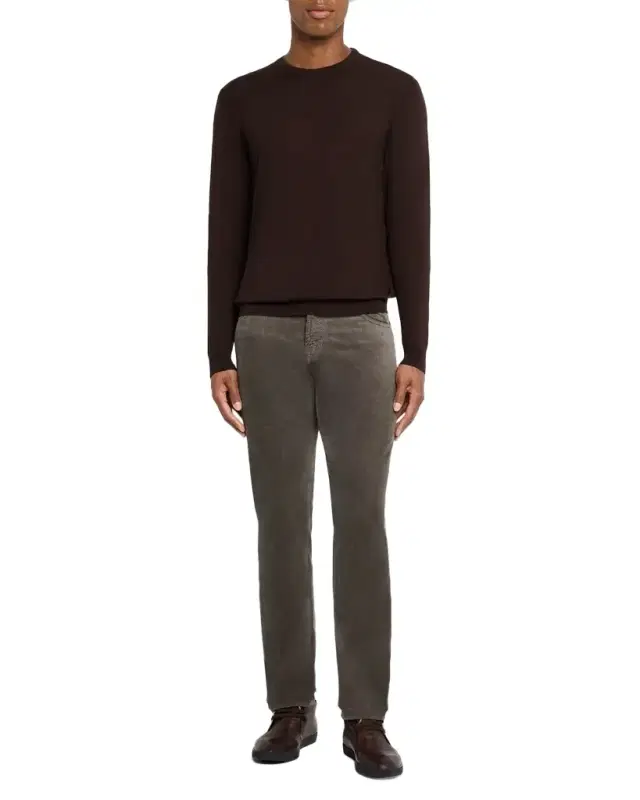 Men's 14 Micron Wool Crewneck Sweater