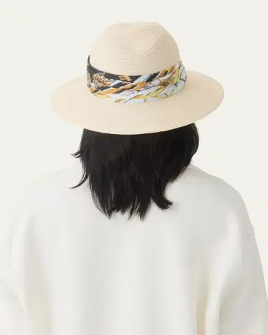 Eugenia Kim Courtney Woven Paper Fedora | Thumbnail 3 Eugenia Kim Courtney Woven Paper Fedora | Thumbnail 3