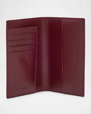 Saint Laurent Leather Passport Holder | Thumbnail 11